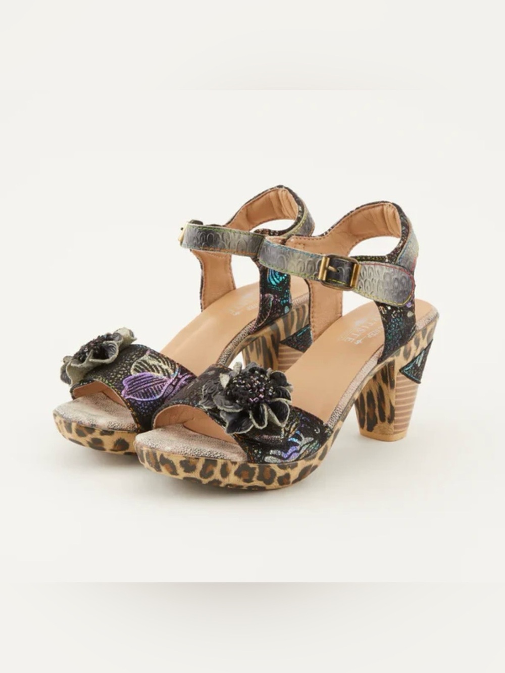 NEW L'Artiste by Spring Step Ankle Strap Sandal Wildcat Size 41